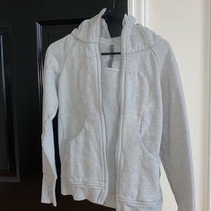 Scuba hoodie light grey